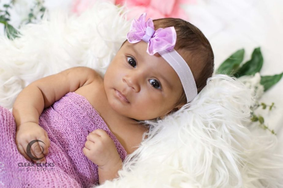 2 month baby girl photoshoot